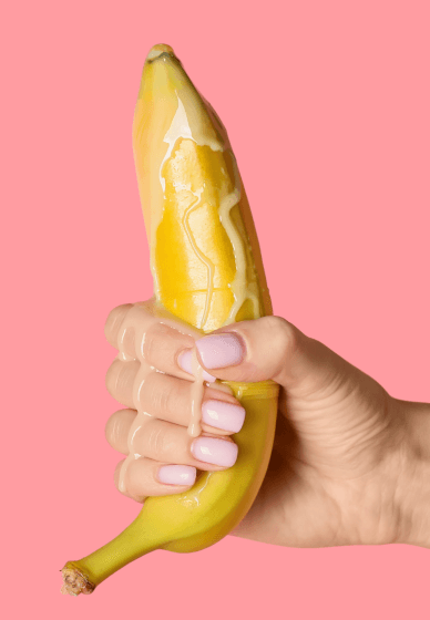 massage lingam paris , femme banane main